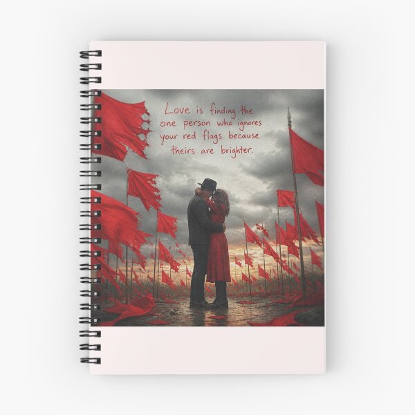 Item preview, Love is finding the one person who ignores your red flags because theirs are brighter. designed and sold by CinemaChronik.