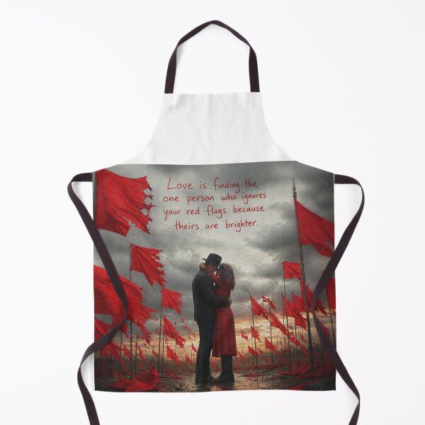 Item preview, Love is finding the one person who ignores your red flags because theirs are brighter. designed and sold by CinemaChronik.