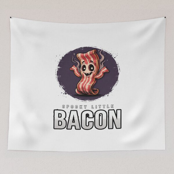 Item preview, Spooky Undulating Pork Strip Character Graphic designed and sold by ColeLaniTrading.