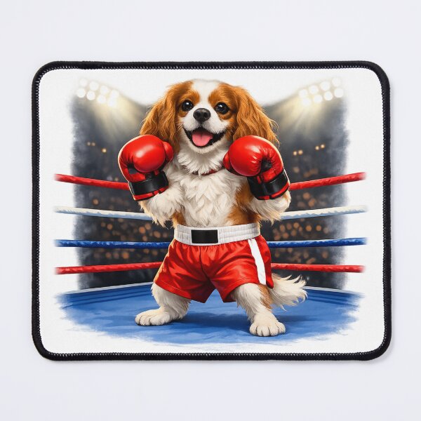 Item preview, Blenheim Cavalier Boxing  designed and sold by SpottyRainbow.