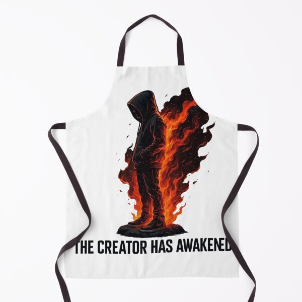 Item preview, The Creator Has Awakened - Half Fire Silhouette designed and sold by AcosDesign.