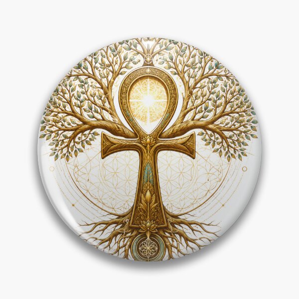 Item preview, Ankh x Tree of Life designed and sold by LuhBerg.