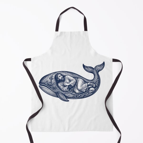 Item preview, Jonah and the Whale Vintage Woodcut Biblical Christian designed and sold by raedattia.