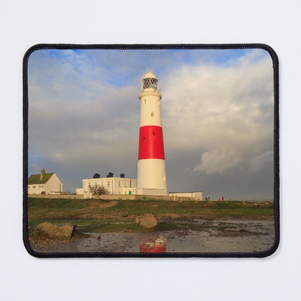 Item preview, Portland Bill Lighthouse Relected in a Puddle designed and sold by Aham Photos.
