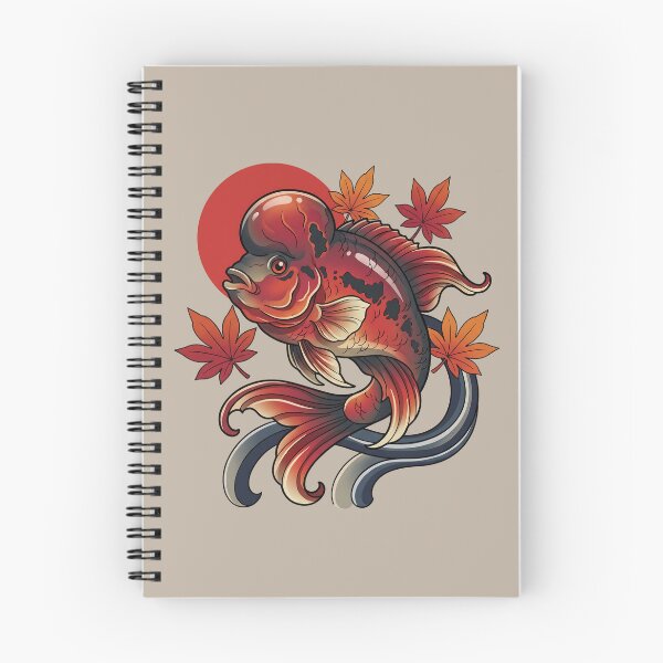 Item preview, Autumn Maple Japanese Flowerhorn Cichlid designed and sold by MythicCotton.