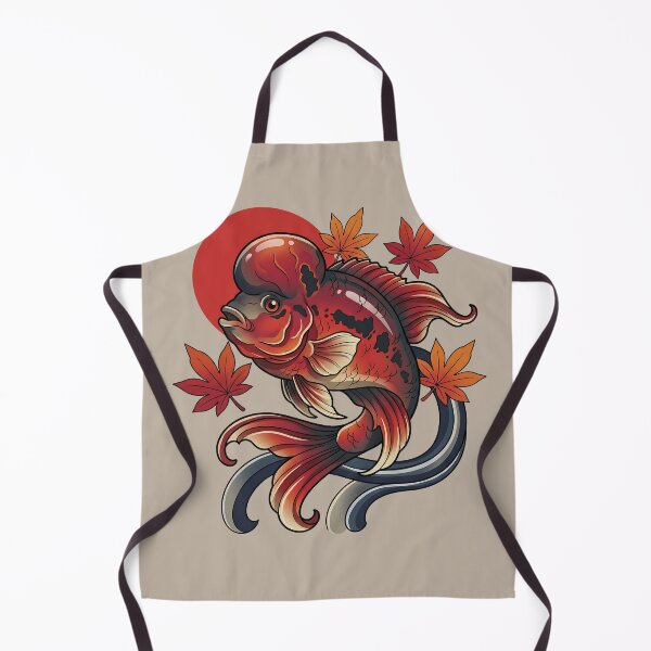 Item preview, Autumn Maple Japanese Flowerhorn Cichlid designed and sold by MythicCotton.