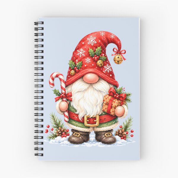 Item preview, Christmas Gnome With Candy Cane and Present designed and sold by Victor Shadehorn.