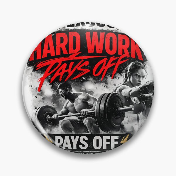 Item preview, No Excuses Hard Work Pays Off Gym Motivation Vintage Streetwear T-Shirt designed and sold by SupernovaNote.