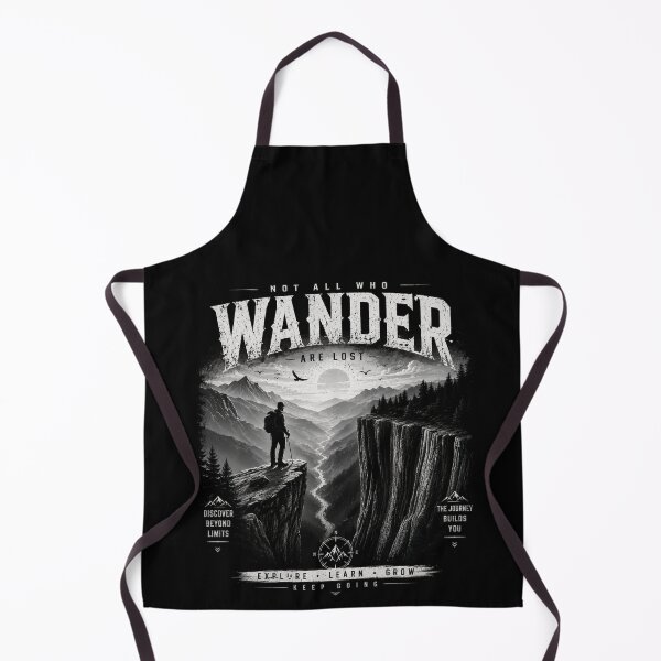 Item preview, Not All Who Wander Are Lost Hiking T-Shirt | Vintage Mountain Adventure designed and sold by ZafTeez.