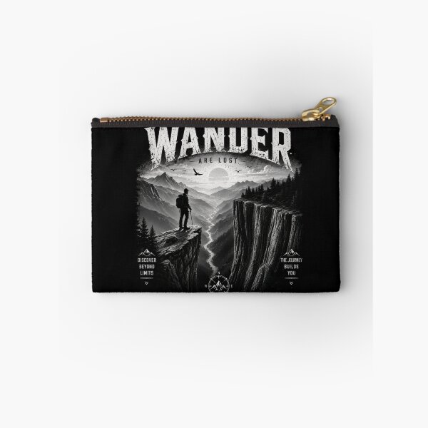 Item preview, Not All Who Wander Are Lost Hiking T-Shirt | Vintage Mountain Adventure designed and sold by ZafTeez.