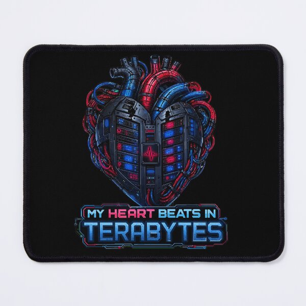 Item preview, Data Center My Heart Beats In Terabytes" T-Shirt - Data Center Passion designed and sold by Uglyandcute.