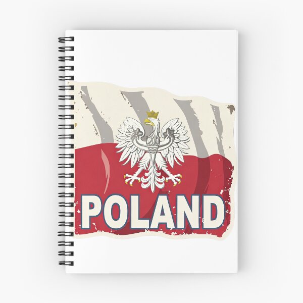 Item preview, Poland Vintage Flag White Eagle Distressed Polish Pride designed and sold by Amber Sky Creations.