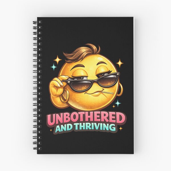 Item preview, Unbothered and Thriving Smug Emoji designed and sold by PunchDrop.
