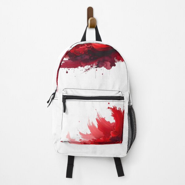 Item preview, Crimson Red Abstract Floral Brushstroke designed and sold by BetweenForms.