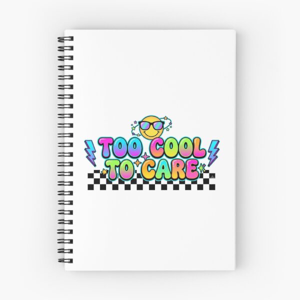 Item preview, Too Cool To Care Y2K Typography T-Shirt | Retro Smiley Graphic | Trendy Bubble Letter Tee designed and sold by Faisal  Shah.