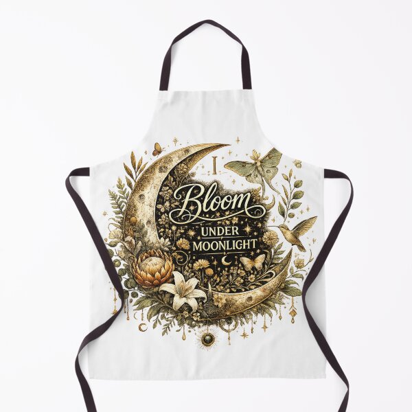 Item preview, I Bloom Under Moonlight | Celestial Botanical Moon designed and sold by 'VARI'.