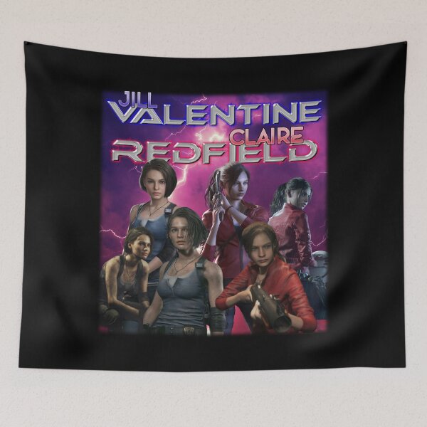 Item preview, Jill Valentine & Claire Redfield Retro Collage designed and sold by littlealiart.