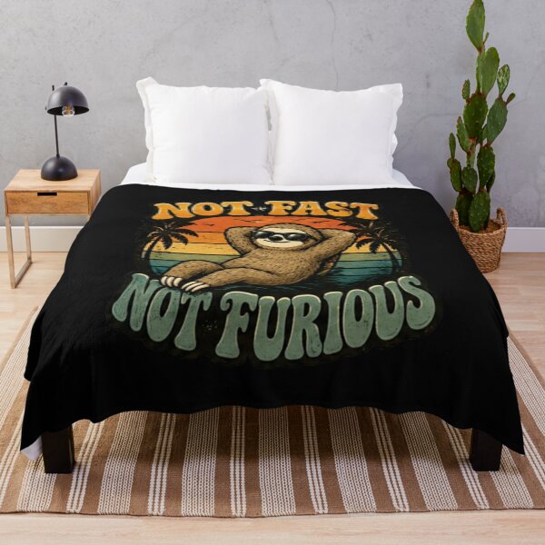 Item preview, Not Fast Not Furious Sloth Shirt, Funny Sloth Retro Tee, Lazy Animal Humor Graphic, 70s Vintage Aesthetic Cute Sloth T-Shirt designed and sold by hyper retro.
