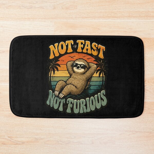Item preview, Not Fast Not Furious Sloth Shirt, Funny Sloth Retro Tee, Lazy Animal Humor Graphic, 70s Vintage Aesthetic Cute Sloth T-Shirt designed and sold by hyper retro.