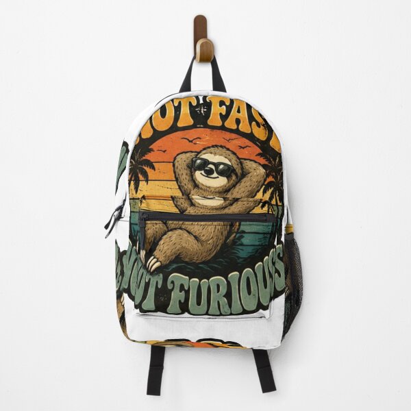 Item preview, Not Fast Not Furious Sloth Shirt, Funny Sloth Retro Tee, Lazy Animal Humor Graphic, 70s Vintage Aesthetic Cute Sloth T-Shirt designed and sold by hyper retro.