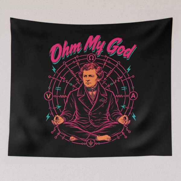 Item preview, Ohm My God Electrical Physics Meditation designed and sold by Victor Shadehorn.