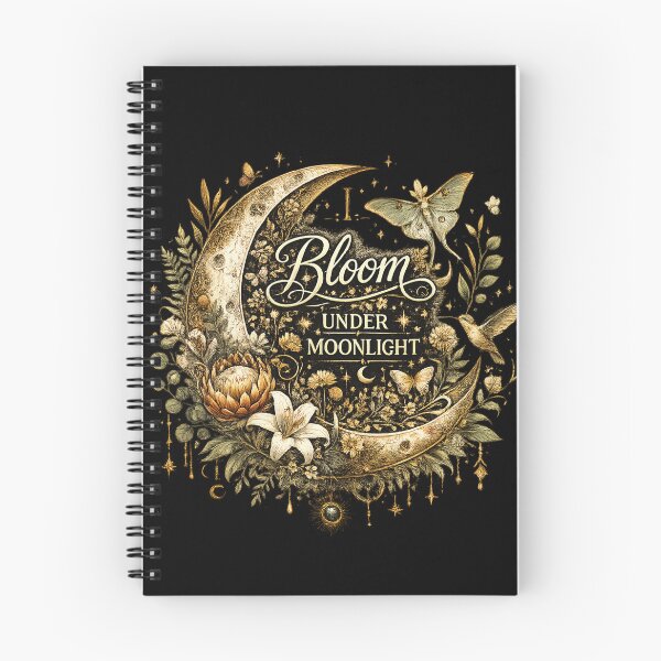 Item preview, I Bloom Under Moonlight | Celestial Botanical Moon designed and sold by 'VARI'.