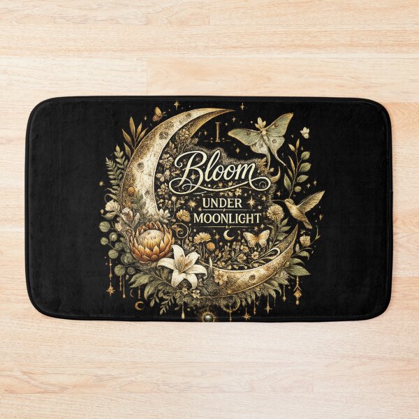 Item preview, I Bloom Under Moonlight | Celestial Botanical Moon designed and sold by 'VARI'.