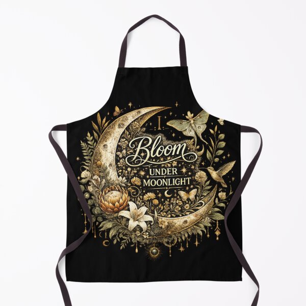 Item preview, I Bloom Under Moonlight | Celestial Botanical Moon designed and sold by 'VARI'.