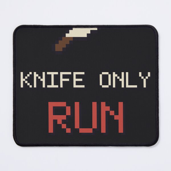 Item preview, Knife Only Run, Funny Survival Horror Challenge designed and sold by One More Run.
