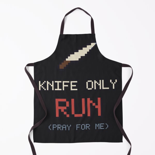 Item preview, Knife Only Run, Funny Survival Horror Challenge designed and sold by River1Shop.
