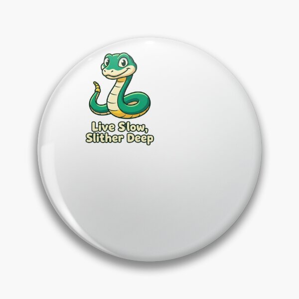 Item preview, Live Slow, Slither Deep - Snake designed and sold by BinAlgoPix.