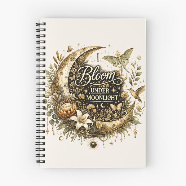 Item preview, I Bloom Under Moonlight | Celestial Botanical Moon designed and sold by 'VARI'.