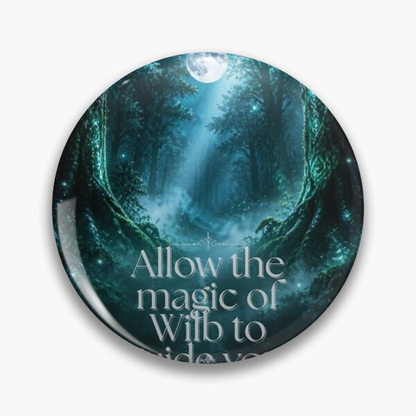 Artikelvorschau, Allow the Magic of the Wild to Guide You – Enchanted Moonlit Forest Fantasy Nature Art entworfen und verkauft von DervoTeck2767.