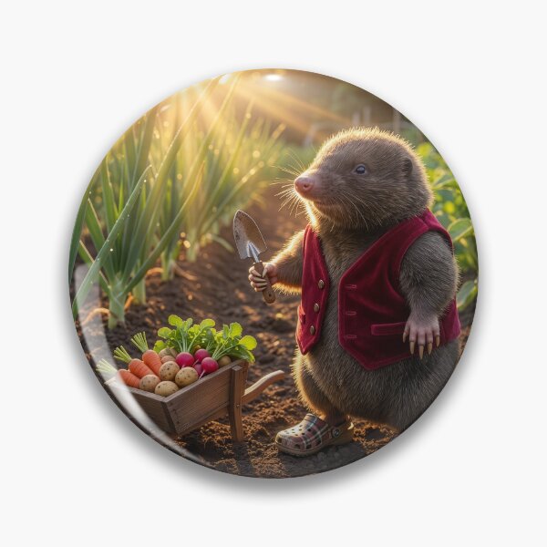 Item preview, Moley Tends His Garden designed and sold by Tridentulus.