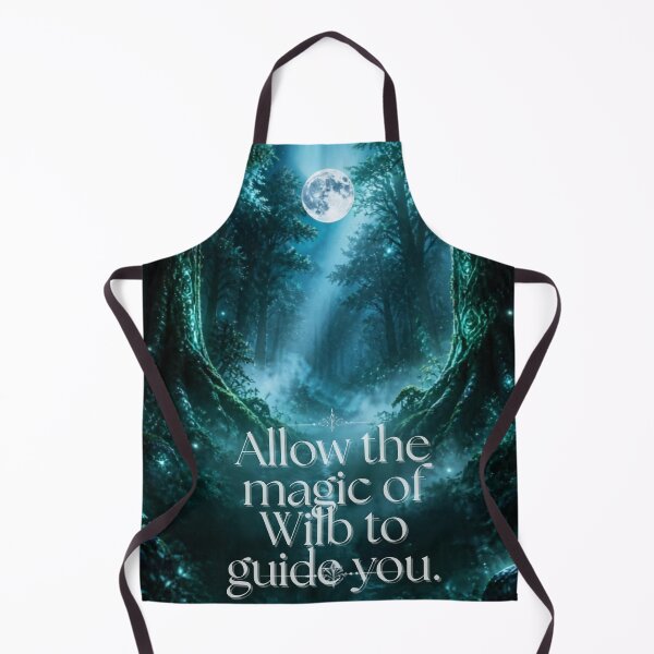 Artikelvorschau, Allow the Magic of the Wild to Guide You – Enchanted Moonlit Forest Fantasy Nature Art entworfen und verkauft von DervoTeck2767.