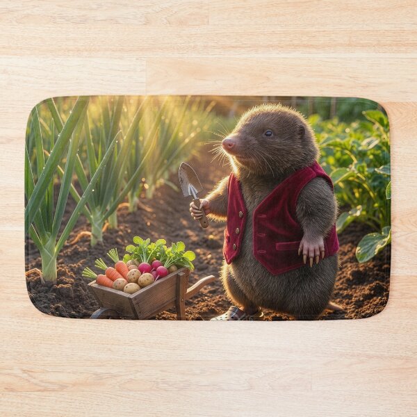 Item preview, Moley Tends His Garden designed and sold by Tridentulus.