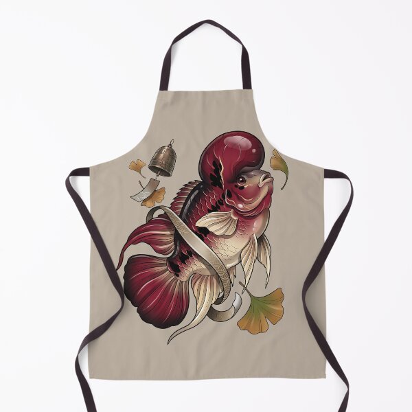 Item preview, Autumn Ginkgo Flowerhorn Cichlid Tattoo designed and sold by MythicCotton.