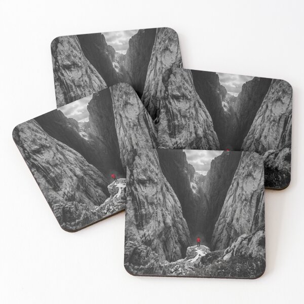 Item preview, Epic Rocky Gorge Black and White Wall Art designed and sold by MarCinu Art.