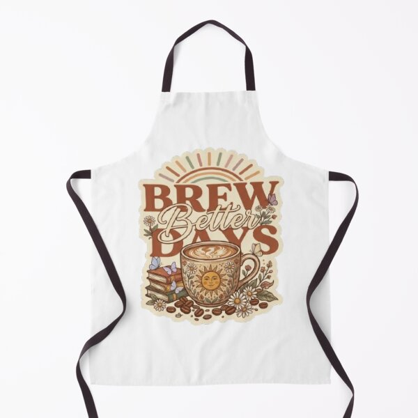 Item preview, Brew Better Days Coffee T-Shirt | Cozy Café Typography | Floral Coffee Lover Graphic Tee designed and sold by Faisal Shah.