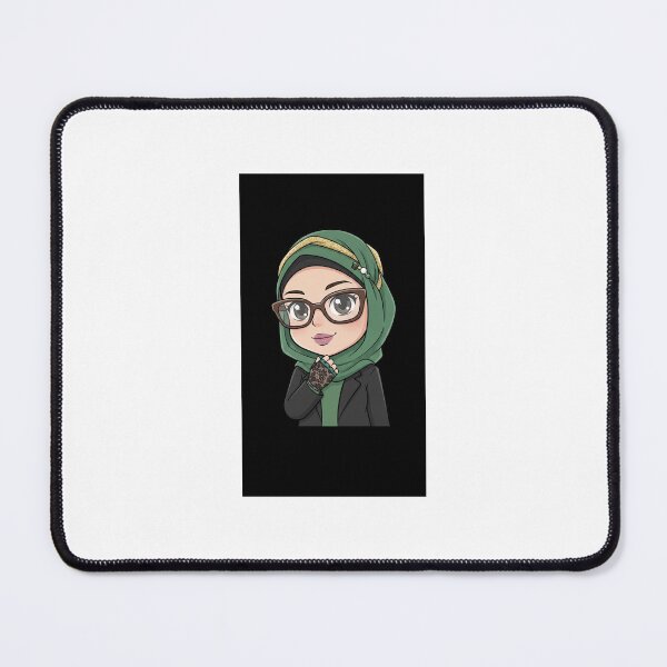 Item preview, Cute Chibi Hijabi Girl designed and sold by TheModernMuslimah.