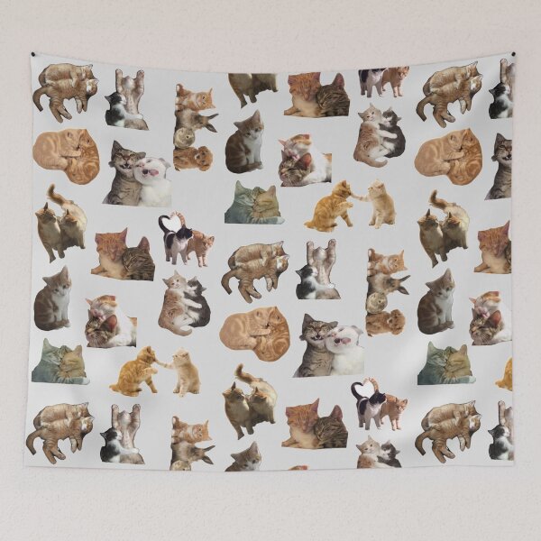 Item preview, cats in love designed and sold by CatsCritterDesigns .