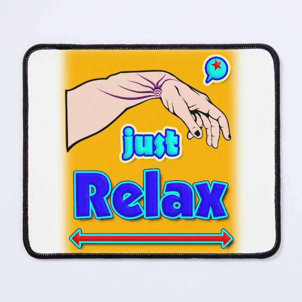 Item preview, Just Relax, Original Typography Design designed and sold by T2T-ees.