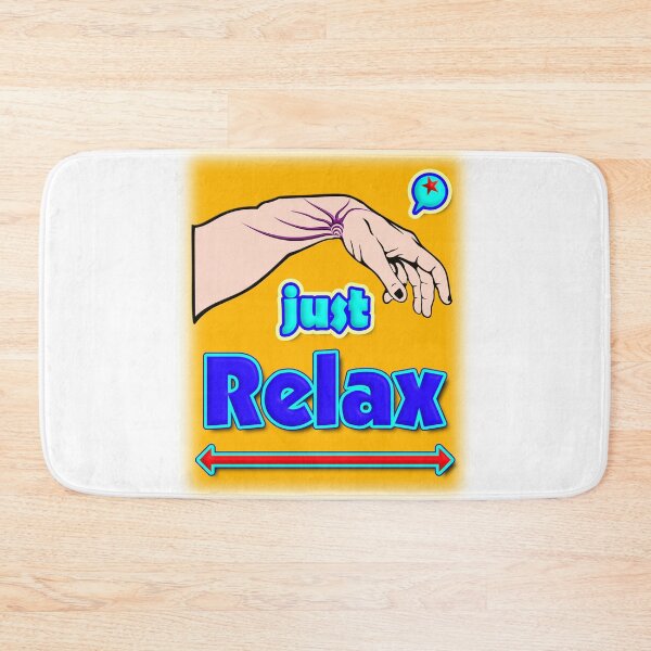 Item preview, Just Relax, Original Typography Design designed and sold by T2T-ees.