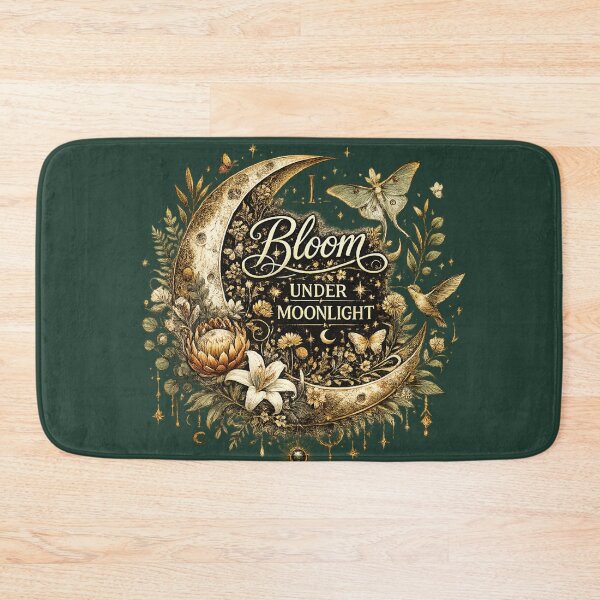 Item preview, I Bloom Under Moonlight | Celestial Botanical Moon designed and sold by 'VARI'.
