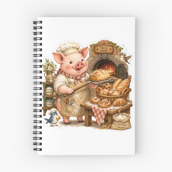 Item preview, Happy Pig Baker  designed and sold by Snurly.