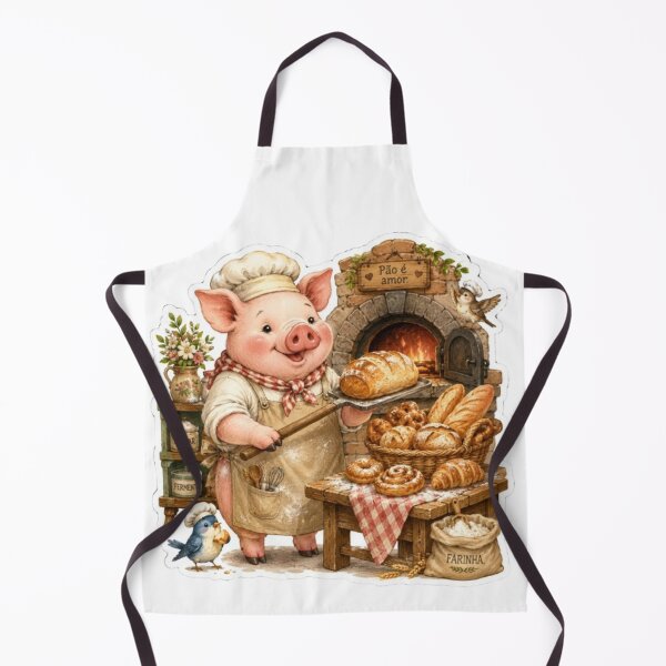 Item preview, Happy Pig Baker designed and sold by Snurly.