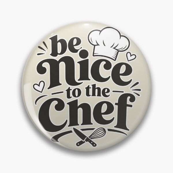 Item preview, Be Nice to the Chef Funny Kitchen Quote | Cute Baking & Cooking Typography Design designed and sold by TheStephanieRome.