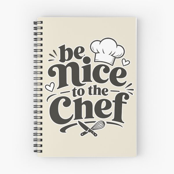 Item preview, Be Nice to the Chef Funny Kitchen Quote | Cute Baking & Cooking Typography Design designed and sold by TheStephanieRome.