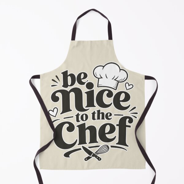 Item preview, Be Nice to the Chef Funny Kitchen Quote | Cute Baking & Cooking Typography Design designed and sold by TheStephanieRome.