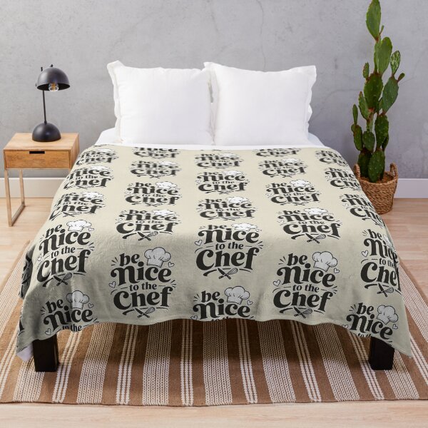 Item preview, Be Nice to the Chef Funny Kitchen Quote | Cute Baking & Cooking Typography Design designed and sold by TheStephanieRome.